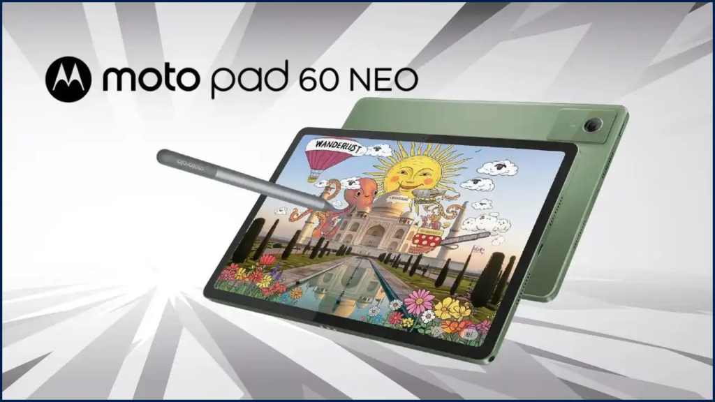 Motorola Moto Pad 60 NEO Debuts in India – Slimmest 5G Tablet with Power-Packed Features 1 Motorola Moto Pad 60 NEO
