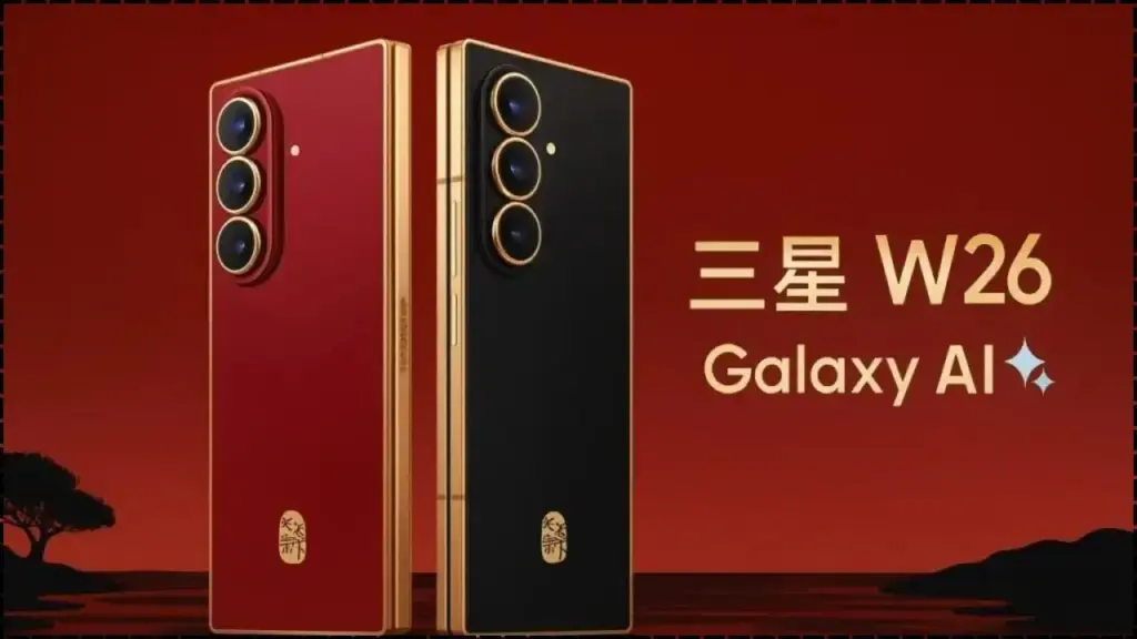Samsung W26 Foldable Smartphone with Premium Design and Gold Frame: Dhamaka Offer Announced 1 Samsung W26 Foldable Smartphone