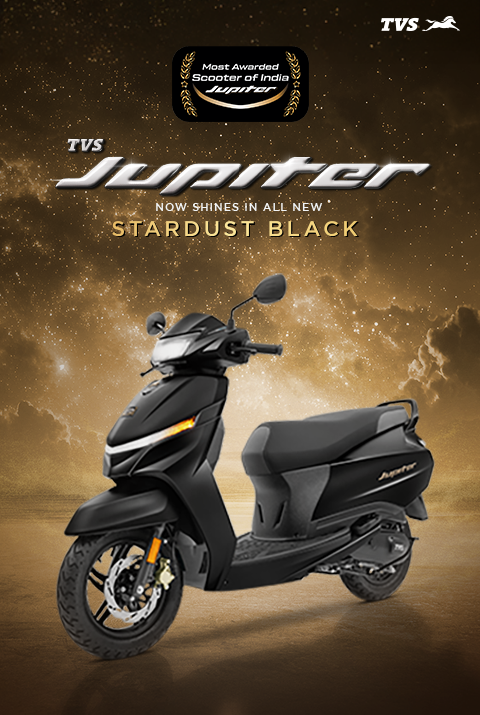TVS Jupiter Electric 2025 with 250KM Range, 85KM/h Speed & AI Smart Display at ₹3,999 Booking: Bumper Deal Available 3 TVS Jupiter Electric Bumper Deal