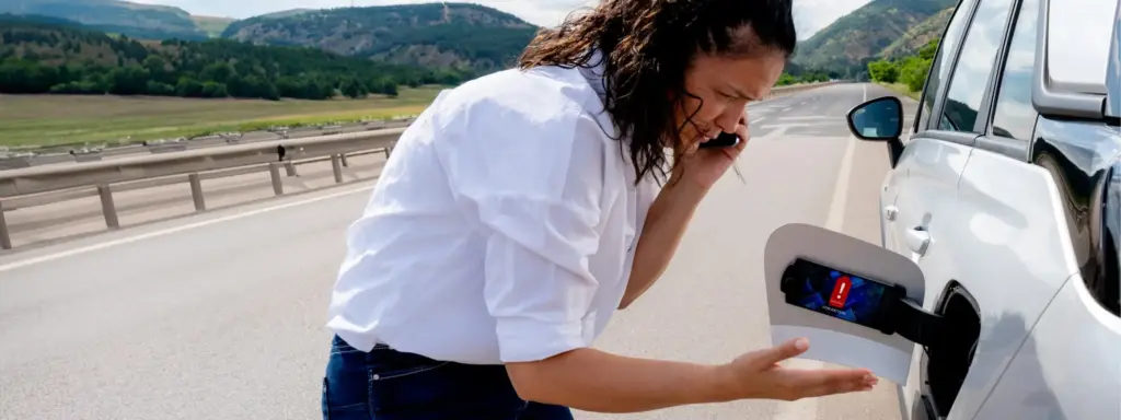 EV Running Out of Charge