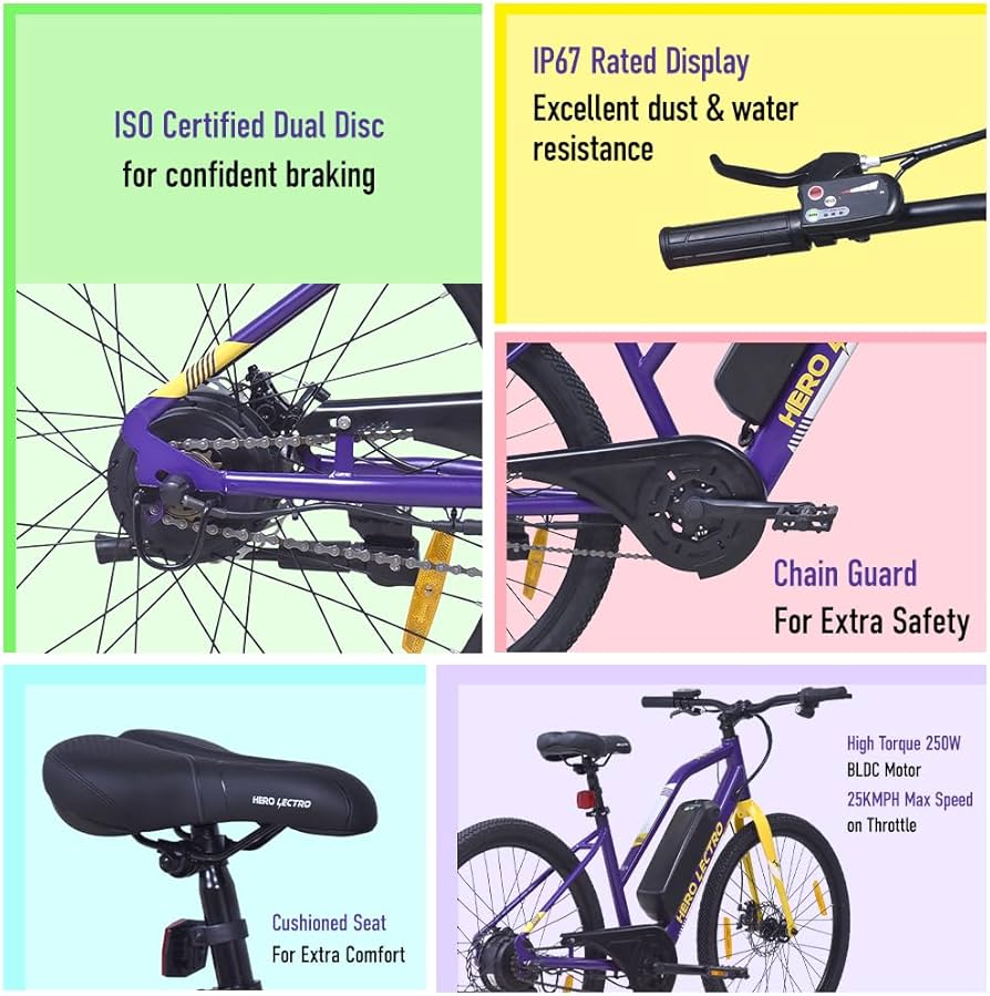 Feature of Hero Electric Cycle