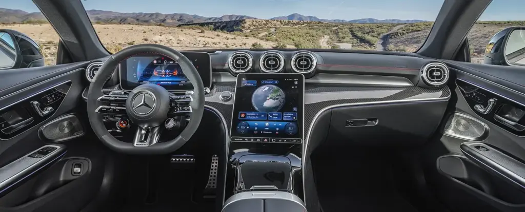 Interior of Mercedes-Benz AMG CLE 53 4MATIC+ Coupe
