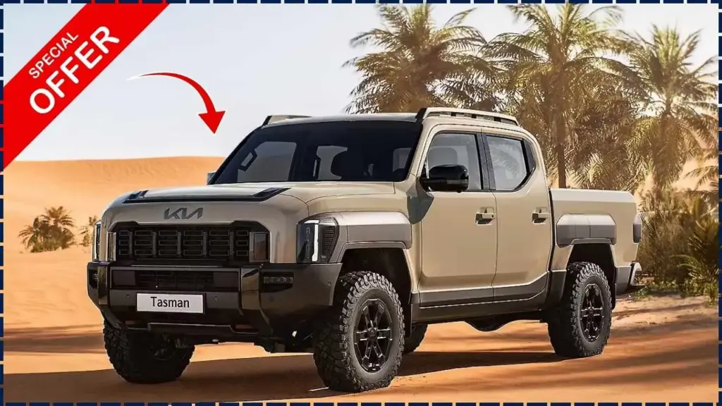 Kia Tasman Pickup 2026 Unveils Rugged Power & Smart Features – Massive Discount Pricing at ₹2.5 Lakh! 1 Kia Tasman Pickup 2026