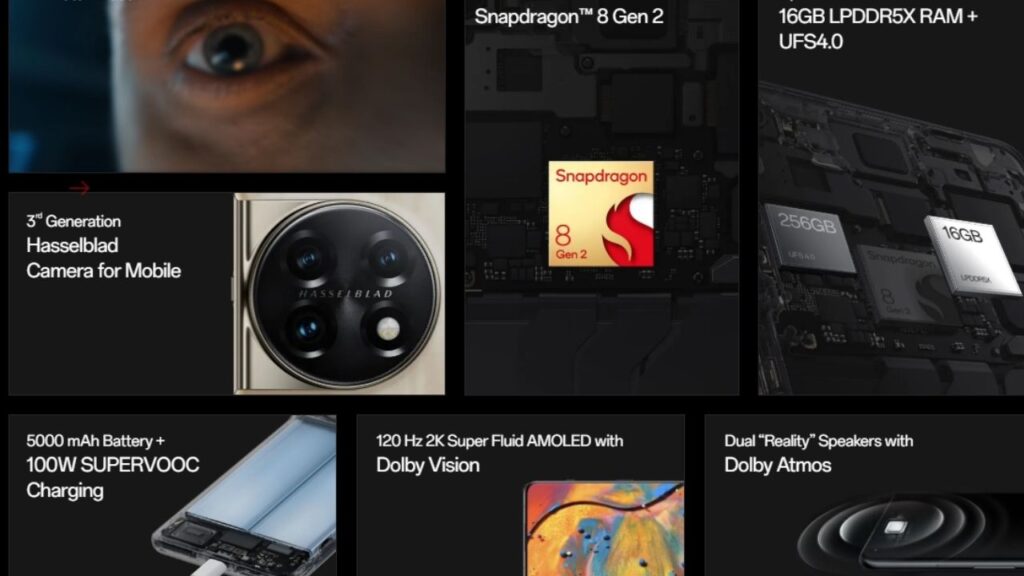 OnePlus 11 Pro 5G with 300MP Camera, 2K Fluid AMOLED & 100W Fast Charging at ₹10,999 – Dhamaka Offer Live Now! 2 OnePlus 11 Pro 5G Features