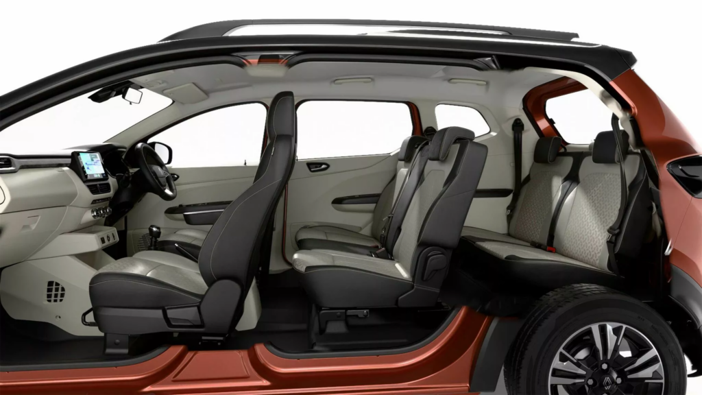 Renault Triber 2026 Launch with 1.0L Petrol Engine & 35 km/l Mileage – Massive Discount on Affordable 7-Seater 2 Renault Triber 2026 Seating and Interior