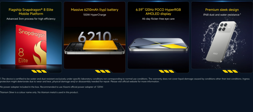 POCO F8 Pro 5G 2026 Launches with 200MP Camera & 120W Fast Charging – Bumper Deal for Early Buyers! 2 POCO F8 Pro 5G 2026 Features