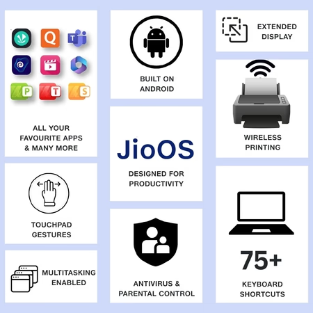 JioBook Laptop 2025: 4G Connectivity & Long Battery Backup – Big Savings on Student Bundle Deal 2 JioBook Laptop 2025 Features