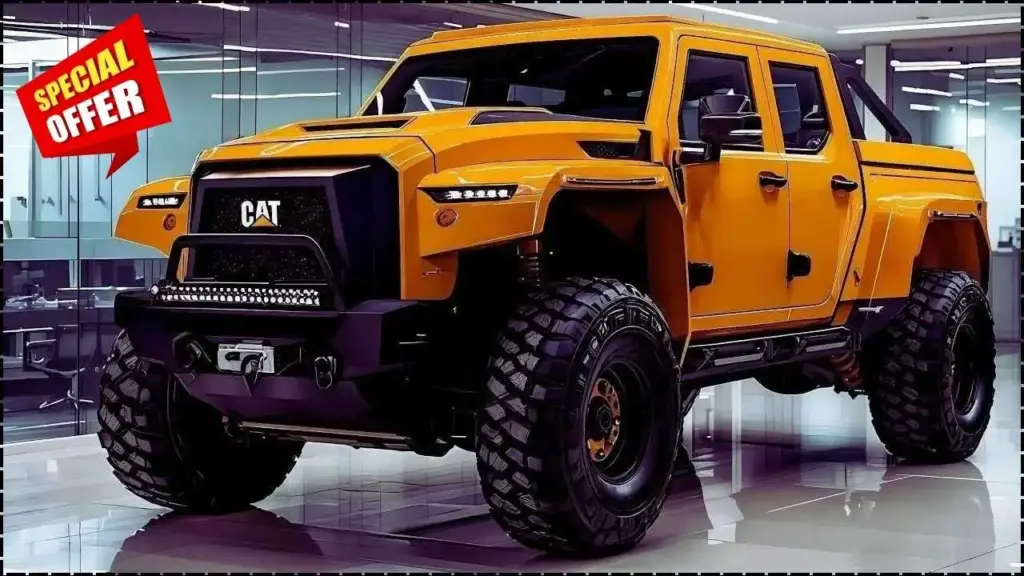 2026 Caterpillar Pickup Truck Debuts with High-Tech Design and Strong Performance - Bumper Sale Benefits 1 2026 Caterpillar Pickup Truck Debuts