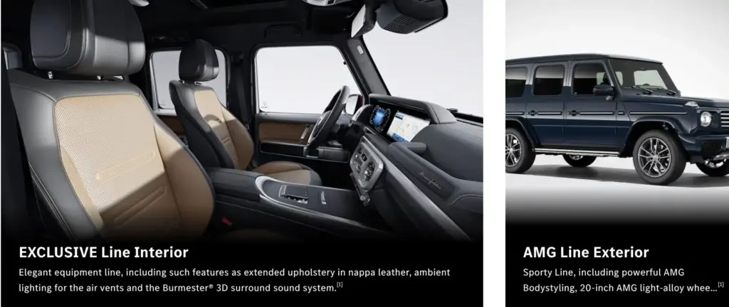 2026 Mercedes-Benz G-Class Features