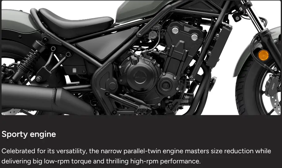 Honda CMX500 Rebel 2026 with Bobber Styling & Smooth Engine – Special Pricing for Cruiser Lovers 2 Honda CMX500 Rebel Honda CMX500 Rebel Features