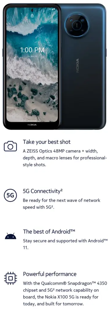Nokia X100 Pro 5G Features
