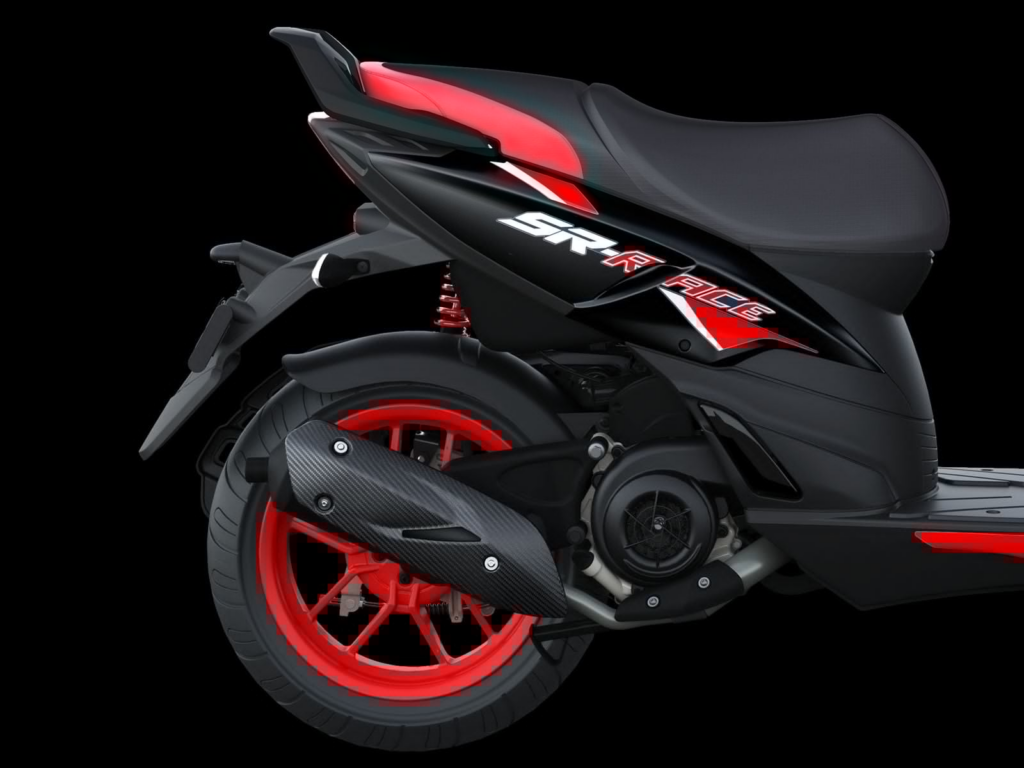 Racing Design and Alloys in Aprilia SR 160 Scooter