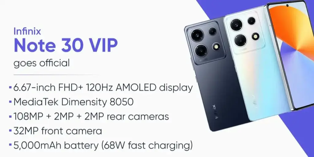 Infinix Note 30 Features