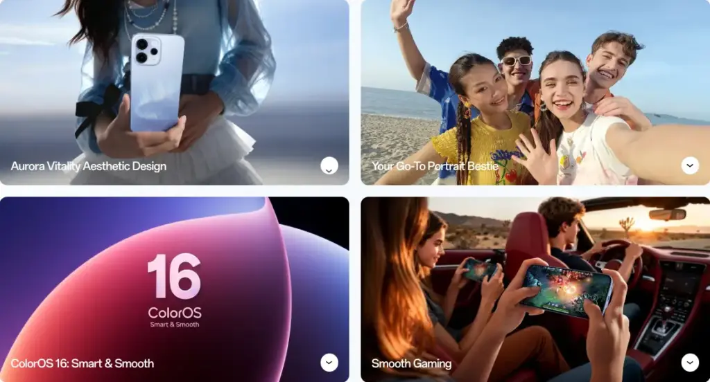 Oppo Reno15 F 5G Snapdragon Features